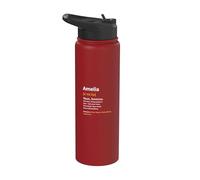 Nombre Amelia frase personalizado mujer Definition Name Stainless Steel Insulated Water Bottle