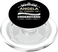 Nombre de Angela - es una Cosa PopSockets PopGrip para MagSafe