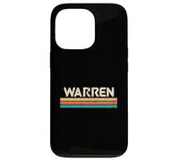 Nombre de Ciudad Estadounidense de Warren, Michigan, diseño clásico de Colores Vintage Carcasa para iPhone 13 Pro