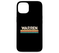 Nombre de Ciudad Estadounidense de Warren, Michigan, diseño clásico de Colores Vintage Carcasa para iPhone 13