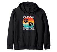 Nombre de Familia de diácono para Perros Rebeldes Sudadera con Capucha