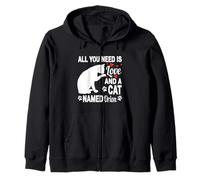 Nombre de Gato Personalizado Orion Lindo Gatito Amante de Las Mascotas Sudadera con Capucha