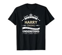 Nombre de Harry - Es una Cosa de Harry Que no harías Camiseta gráfica económica, Hombre, Negro, M