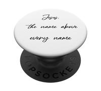 Nombre de Jesús sobre Todos los Nombres Regalos Cristianos para el Novio PopSockets PopGrip Adhesivo