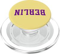 Nombre de la ciudad al revés Berlín Alemán PopSockets PopGrip para MagSafe