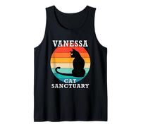 Nombre de la reunión Familiar del Grupo Santuario del Gato Vanessa Camiseta sin Mangas