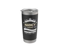 Nombre de Nancy: es una cosa de Nancy que no lo harías Vaso térmico de acero inoxidable de doble pared