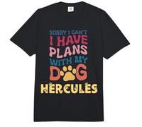 Nombre de Perro Hercules Regalo Personalizado Busy with My Dog Comfort Colors Adult Heavyweight T-Shirt