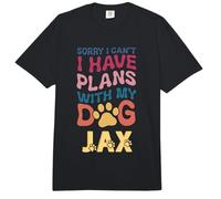 Nombre de Perro Jax Regalo Personalizado Busy with My Dog Jax Comfort Colors Adult Heavyweight T-Shirt