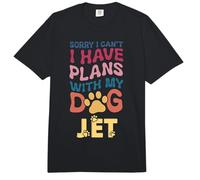 Nombre de Perro Jet Regalo Personalizado Busy with My Dog Jet Comfort Colors Adult Heavyweight T-Shirt