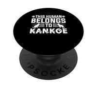 Nombre de Perro Kankoe Regalo Personalizado This Human Belongs To a PopSockets PopGrip Adhesivo