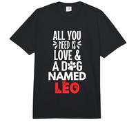 Nombre de Perro Leo Design - All You Need is Love! Comfort Colors Adult Heavyweight T-Shirt