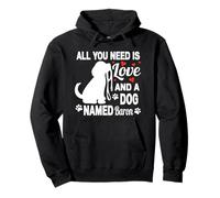 Nombre de Perro Personalizado Baron Cute Dog Pet Lover Sudadera con Capucha