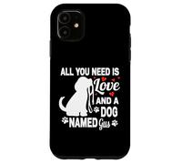 Nombre de Perro Personalizado Gus Cute Dog Pet Lover Carcasa para iPhone 11