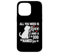 Nombre de Perro Personalizado Gus Cute Dog Pet Lover Carcasa para iPhone 14 Pro MAX