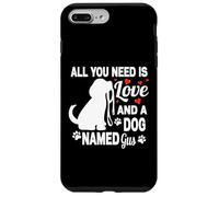 Nombre de Perro Personalizado Gus Cute Dog Pet Lover Carcasa para iPhone 7 Plus/8 Plus