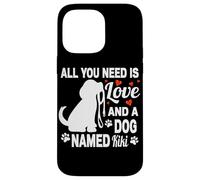 Nombre de Perro Personalizado Kiki Lindo Perro Amante de Las Mascotas Carcasa para iPhone 14 Pro MAX