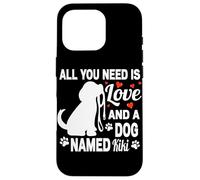 Nombre de Perro Personalizado Kiki Lindo Perro Amante de Las Mascotas Carcasa para iPhone 16 Pro