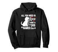 Nombre de Perro Personalizado Zeus Cute Dog Pet Lover Sudadera con Capucha