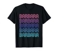 Nombre de Pila Barbara Funny Vintage Distrised Pride Camiseta