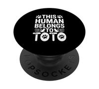 Nombre del gato Toto Human pertenece al nombre del gato Toto PopSockets PopGrip Adhesivo