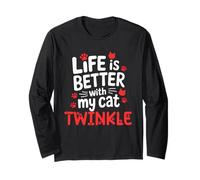 Nombre del Gato Twinkle Life Is Better with My Cat Twinkle Manga Larga