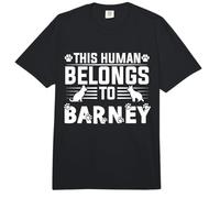 Nombre del Perro Barney Gift Belongs To Pet Dog Barney Comfort Colors Adult Heavyweight T-Shirt