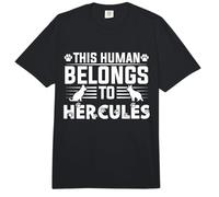 Nombre del Perro Hercules Gift Belongs To Pet Dog Hercules Comfort Colors Adult Heavyweight T-Shirt