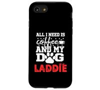 Nombre del Perro Laddie All In Need Is Coffee My Dog Named Laddie Carcasa para iPhone SE (2020) / 7/8
