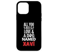 Nombre del perro Xavi: ¡Todo lo que necesitas es amor! Carcasa para iPhone 12 mini