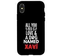 Nombre del perro Xavi: ¡Todo lo que necesitas es amor! Carcasa para iPhone X/XS