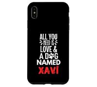 Nombre del perro Xavi: ¡Todo lo que necesitas es amor! Carcasa para iPhone XS Max