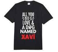 Nombre del Perro Xavi: ¡Todo lo Que Necesitas es Amor! Comfort Colors Adult Heavyweight T-Shirt