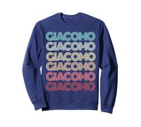 Nombre Giacomo Italiano niño Italiano Retro cumpleaños Padre Sudadera