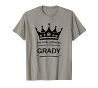 Nombre Grady - Su Alteza Real Título Sarcástico Camiseta