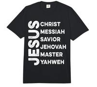 Nombre Jesucristo Mesías Jubilador Jehová Maestro Yahvé Comfort Colors Adult Heavyweight T-Shirt
