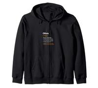 Nombre Olivia con Texto Personalizado para Mujer Definition Name Sudadera con Capucha