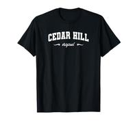 Nombre Original de Cedar Hill Texas Retro Ciudad Natal Cedar Hill Camiseta