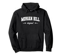 Nombre Original de Morgan Hill California Retro Hometown Sudadera con Capucha