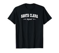 Nombre Original de Santa Clara California Retro Ciudad Natal Camiseta