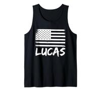 Nombre Personalizado de cumpleaños de Lucas Citizenship Camiseta sin Mangas