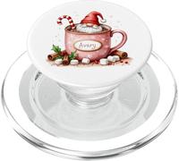 Nombre Personalizado de Papá Noel de Navidad de Avery PopSockets PopGrip para MagSafe