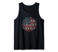 Nombre Personalizado Dennis I Love Dennis USA Estilo Vintage Camiseta sin Mangas