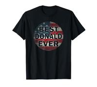 Nombre Personalizado Donald I Love Donald USA Estilo Vintage Camiseta