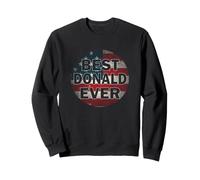 Nombre Personalizado Donald I Love Donald USA Estilo Vintage Sudadera
