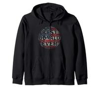 Nombre Personalizado Donald I Love Donald USA Estilo Vintage Sudadera con Capucha