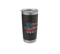 Nombre personalizado Donald I Love Donald USA estilo vintage Vaso térmico de acero inoxidable de doble pared