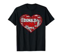 Nombre Personalizado Donald I Love Donald Vintage Camiseta