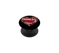 Nombre Personalizado Donald I Love Donald Vintage PopSockets PopGrip Adhesivo