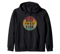 Nombre Personalizado Fred I Love Fred Retro Vintage Style Sudadera con Capucha
